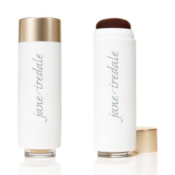 Jane Iredale Powder Me SPF Refillable Brush Dry Sunscreen Closed And Open