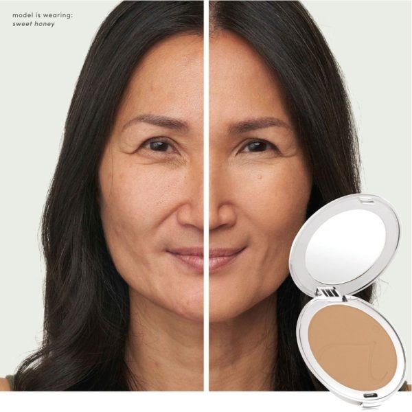 Jane Iredale PurePressed Base Before & After
