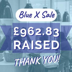 Blue X Sale 2020 £962.83 Raised For Maggie's Thank You
