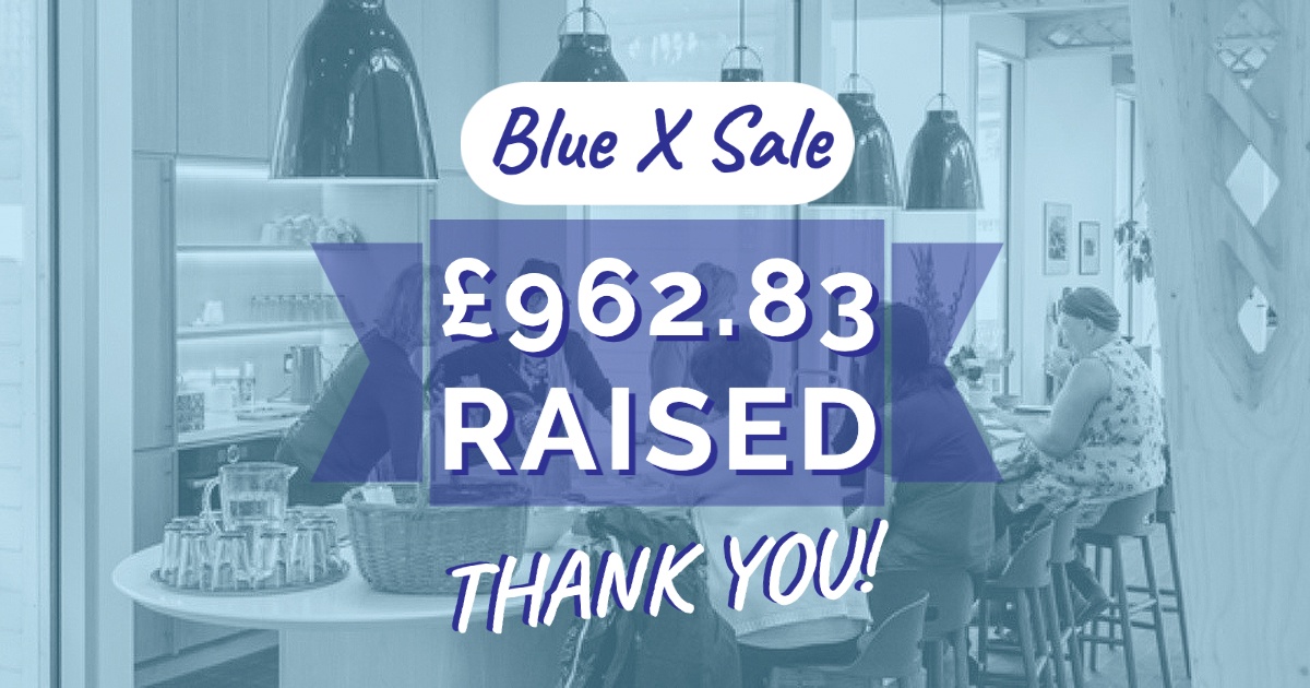 Blue X Sale 2020 £962.83 Raised For Maggie's Thank You