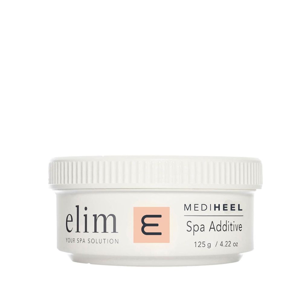 125g tub of Elim MediHeel Spa Additive